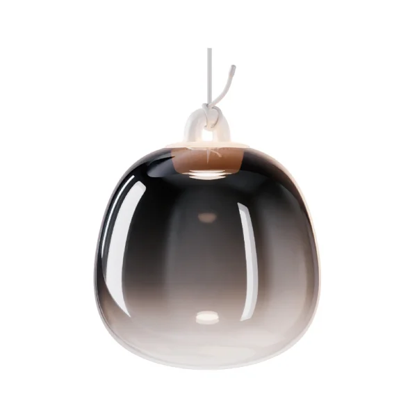 Lodes - Oblò Suspension Small 2700K Glossy Fumé/Blanc