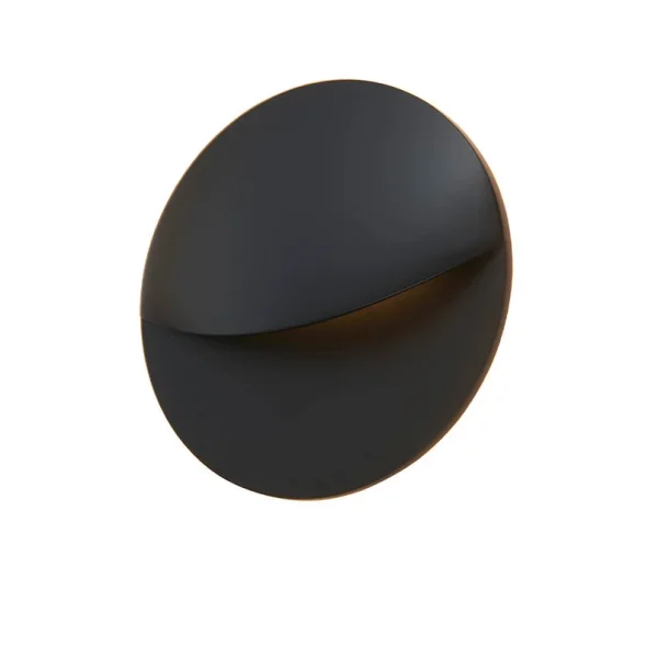 LOOM DESIGN - Applique murale Smiley IP65 noir mat