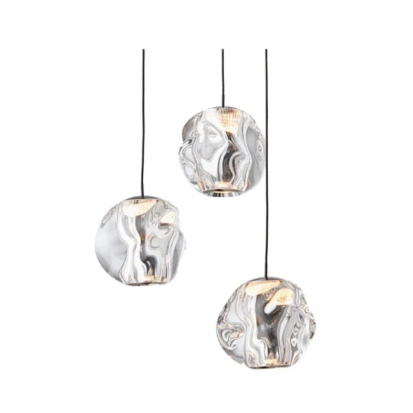 LOOM DESIGN - Ice Ball 3 Suspension Matt Black/Chrome