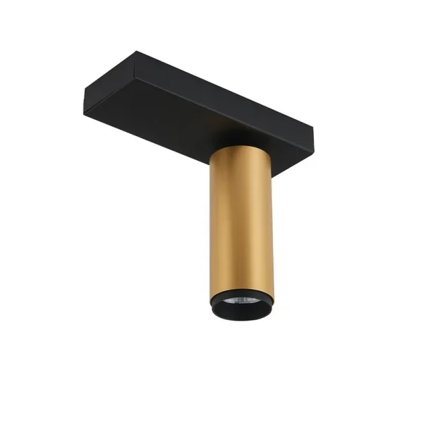 LOOM DESIGN - Plafonnier X-Beam simple Or/Noir