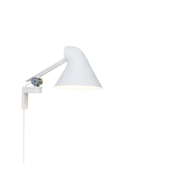 Louis Poulsen Applique murale NJP Blanc, bras court, LED, 3000k