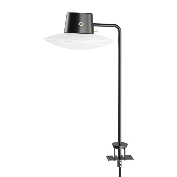 Louis Poulsen Lampe de bureau AJ Oxford 41 cm épingle noire Verre opale