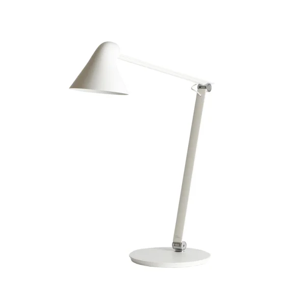 Louis Poulsen Lampe de bureau NJP Blanc, repose-pieds, 3000k