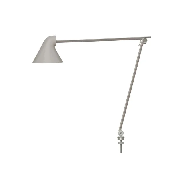 Louis Poulsen Lampe de bureau NJP Gris clair, épingle, 3000k