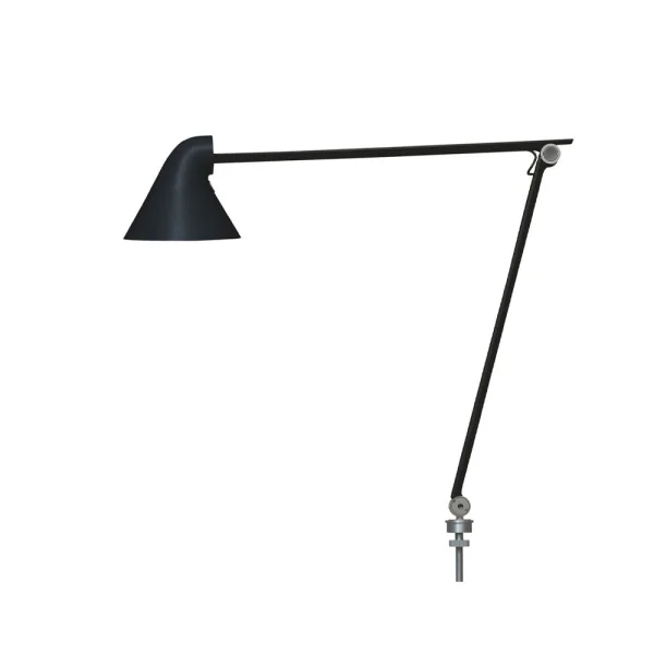 Louis Poulsen Lampe de bureau NJP Noir, épingle ø10 cm, 3000k