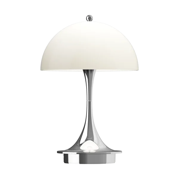 Louis Poulsen Lampe de table Panthella 160 Portable v3 Chrome opal beige