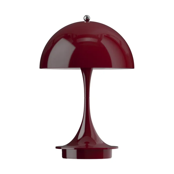 Louis Poulsen Lampe de table Panthella 160 Portable v3 Opaque burgundy
