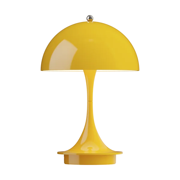 Louis Poulsen Lampe de table Panthella 160 Portable v3 Opaque yellow