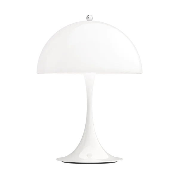 Louis Poulsen Lampe de table Panthella 250 Portable Acrylique blanc opale