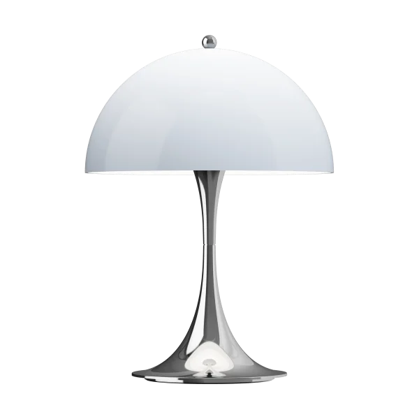 Louis Poulsen Lampe de table Panthella 250 Portable Chrome opal blue grey