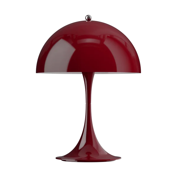 Louis Poulsen Lampe de table Panthella 250 Portable Opaque burgundy