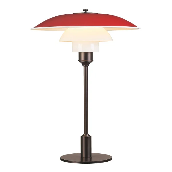 Louis Poulsen Lampe de table PH 3½-2½ Rouge