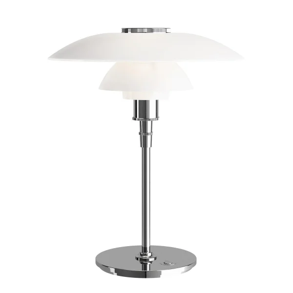 Louis Poulsen Lampe de table PH 4½-3½ Chrome