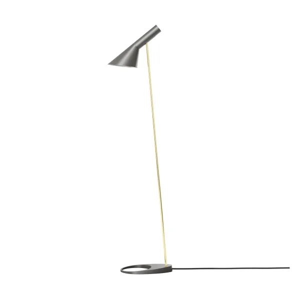 Louis Poulsen Lampe sur pied AJ Brass-warm grey