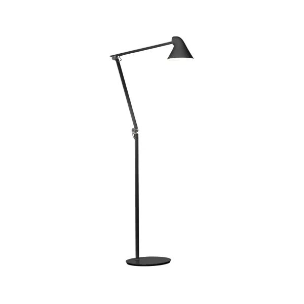 Louis Poulsen Lampe sur pied NJP Noir, LED, 3000k