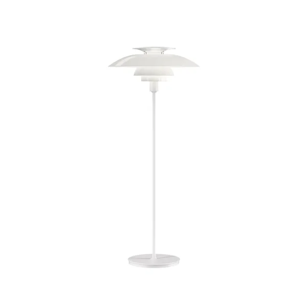 Louis Poulsen Lampe sur pied PH 80 dimmable Blanc-verre blanc opale