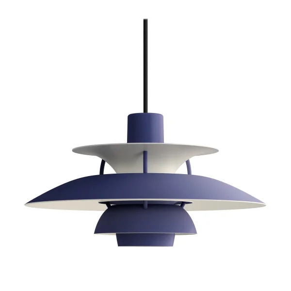 Louis Poulsen Suspension PH 5 MINI monochrome Dusty indigo