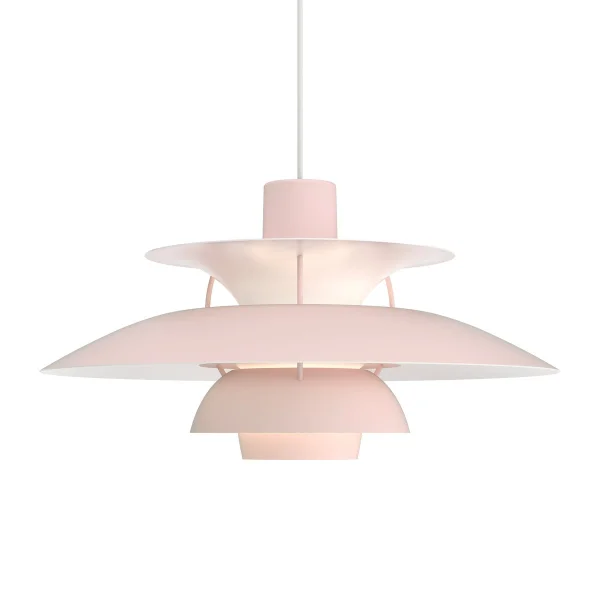 Louis Poulsen Suspension PH 5 monochrome Rose clair