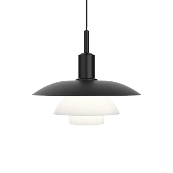 Louis Poulsen Suspension PH 5/5 LED Noir métal-verre