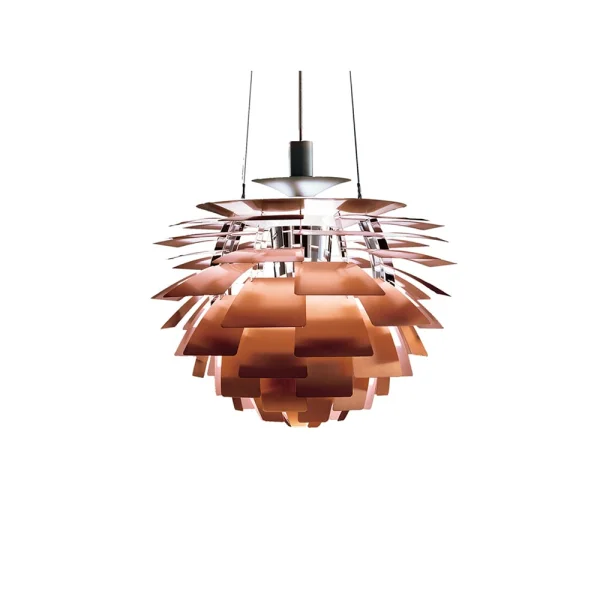 Louis Poulsen Suspension PH Artichoke Cuivre, ø48, LED