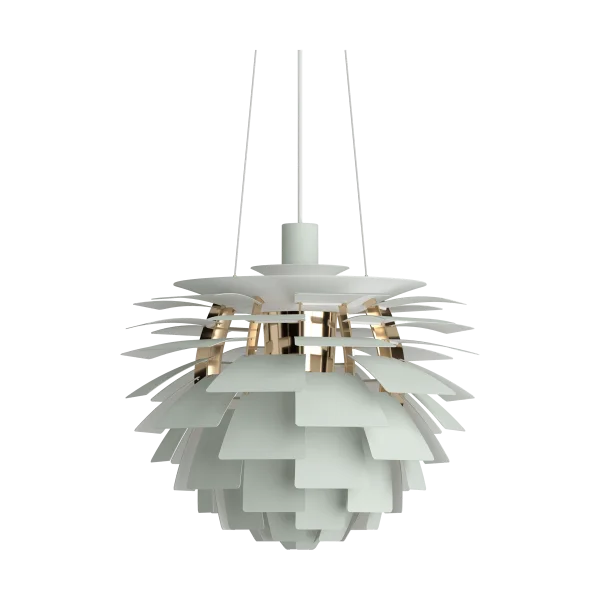 Louis Poulsen Suspension PH Artichoke Ø48cm Dusty green-brass metallised