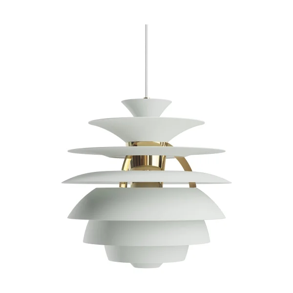 Louis Poulsen Suspension PH Snowball Dusty green-brass
