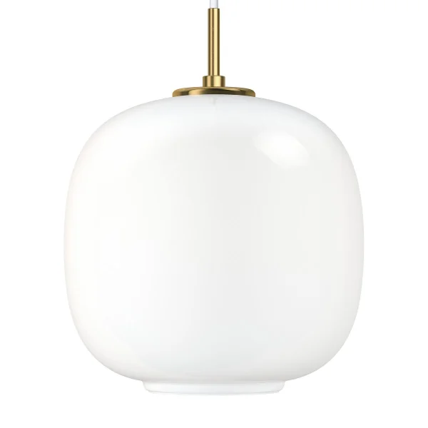 Louis Poulsen Suspension VL45 Radiohus Ø25cm Verre blanc opale