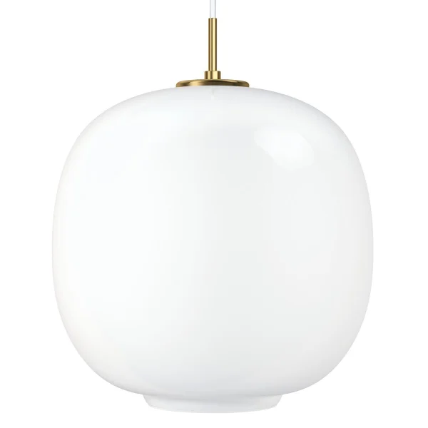 Louis Poulsen Suspension VL45 Radiohus Ø37cm Verre blanc opale