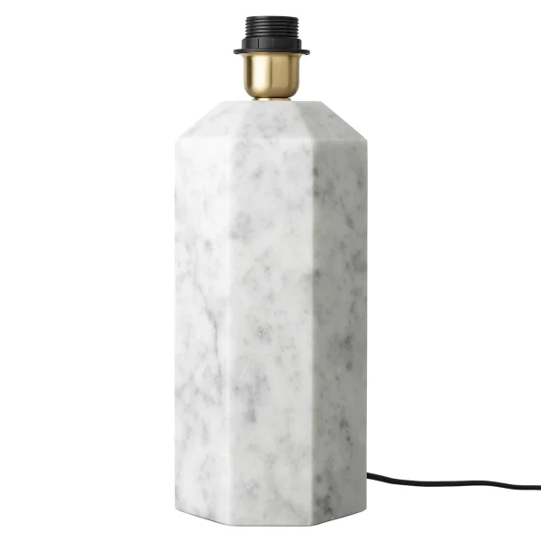 Louise Roe Pied pour lampe The eight over eight Blanc Marbre