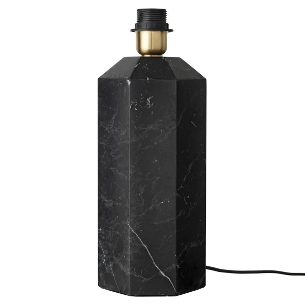 Louise Roe Pied pour lampe The eight over eight Noir Marbre