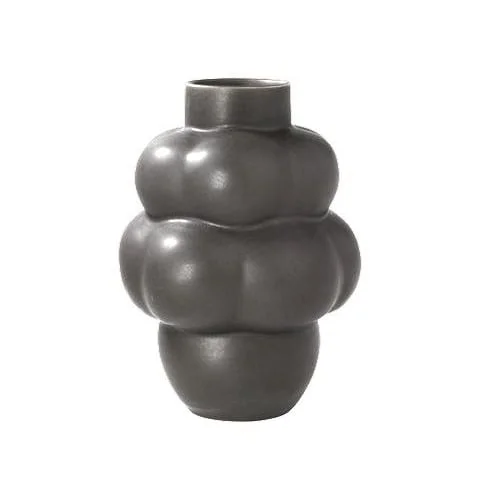 Louise Roe Vase Balloon 04 céramique Mud brown