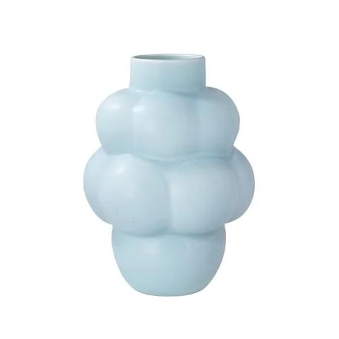 Louise Roe Vase Balloon 04 céramique Sky blue