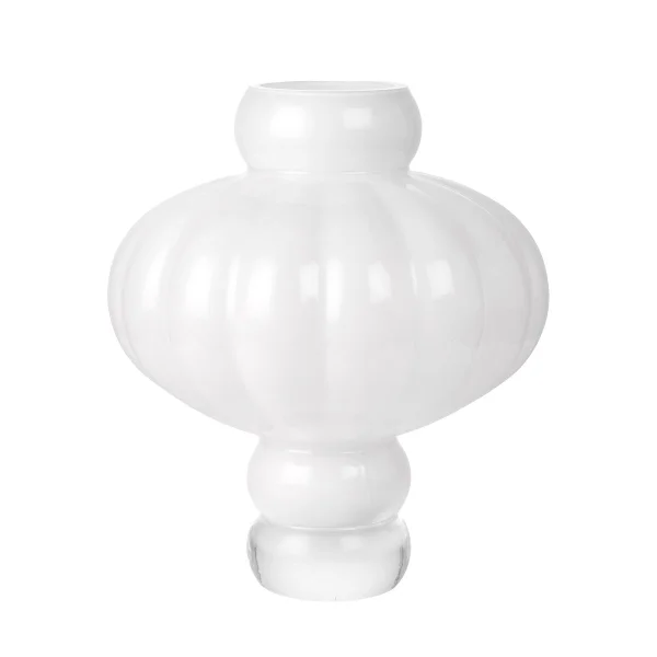 Louise Roe Vase Balloon 08 30 cm Opal Blanc