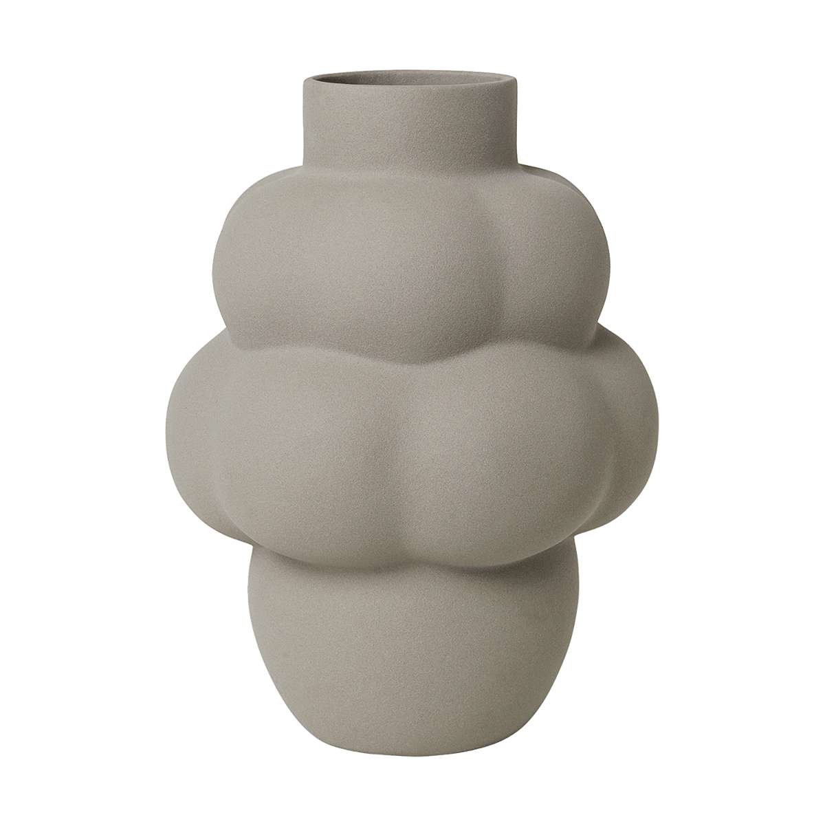 Louise Roe Vase Petit Balloon 04 18 cm Gris poncé