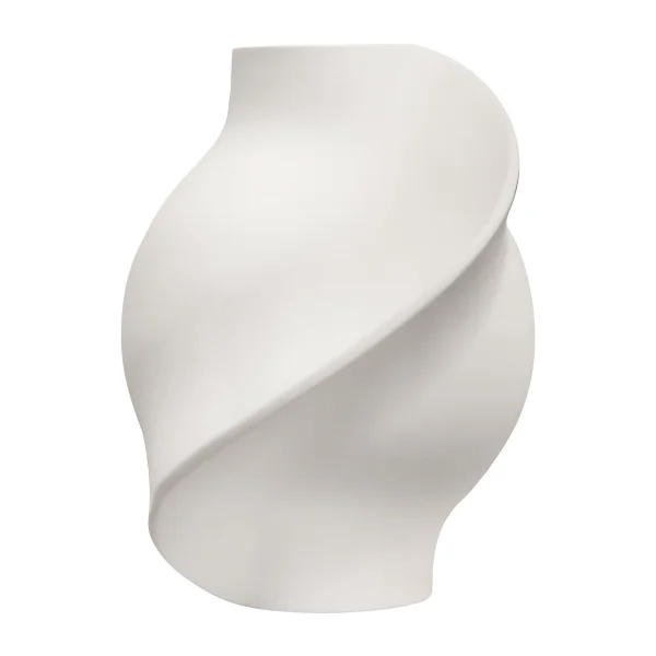 Louise Roe Vase Pirout 01 22 cm Raw White