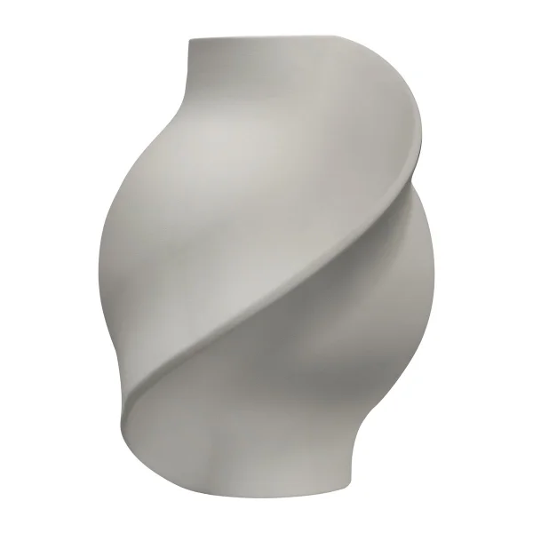 Louise Roe Vase Pirout 01 22 cm Sanded Grey