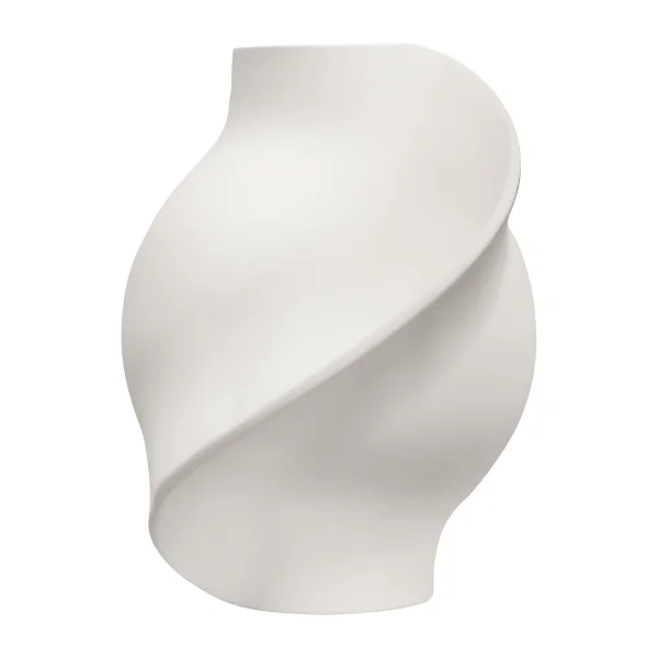 Louise Roe Vase Pirout 02 42 cm Raw White