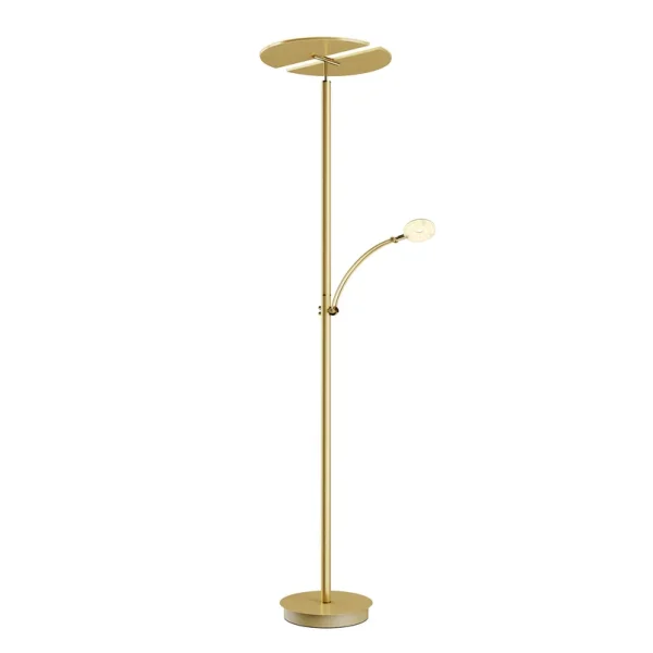 Lucande - Anniki lampadaire LED Brass