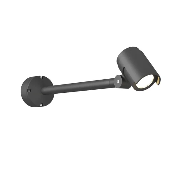 Lucande - Beatrix Applique Murale d'Extérieur Applique Murale Dark Grey/Clear