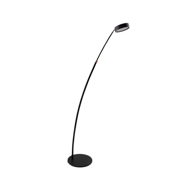 Lucande - Boga LED Lampadaire Noir