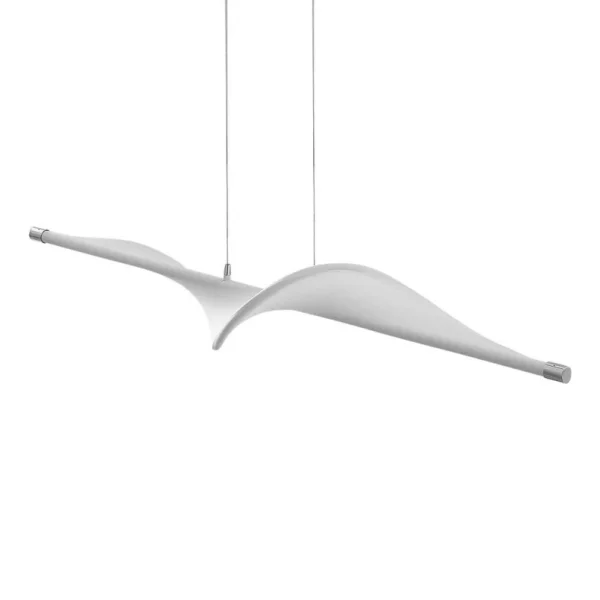 Lucande - Edano Suspension White/Chrome
