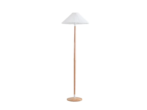 Lucande - Ellorin Lampadaire White/Wood