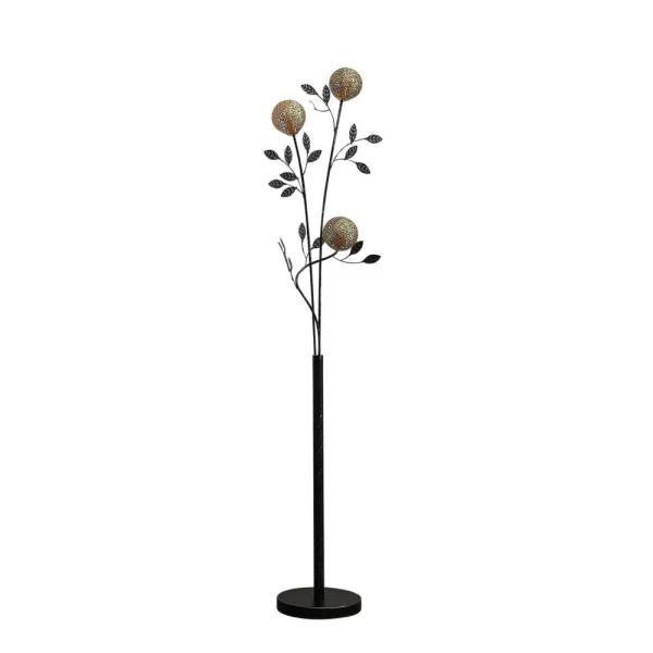 Lucande - Evory Lampadaire Black/Gold