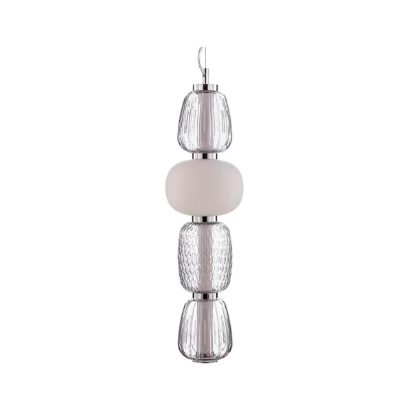 Lucande - Fedra LED Suspension Gris/Blanc