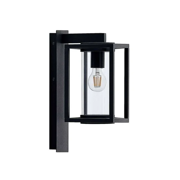 Lucande - Ferda Down Applique Murale d'Extérieur IP44 Graphite