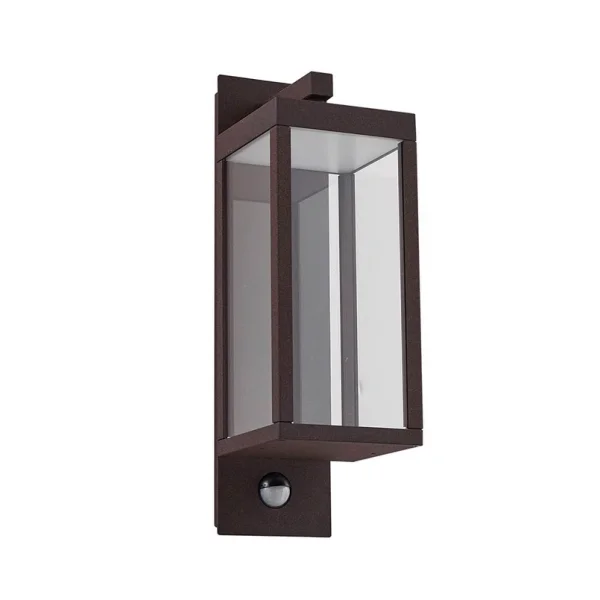 Lucande - Ferdinand LED Extérieur Applique Murale w/Capteur Rouille