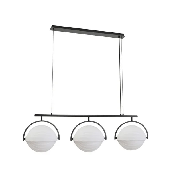 Lucande - Helva 3 Suspension Noir/Blanc
