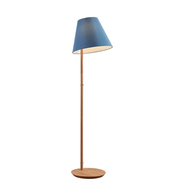 Lucande - Jinda Lampadaire Blue/Wood