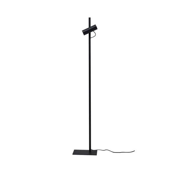 Lucande - Lampe sur pied Lysias hauteur 143,2 cm métal noir