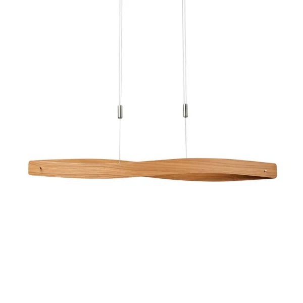 Lucande - Lian Suspension L119 Oak/Nickel